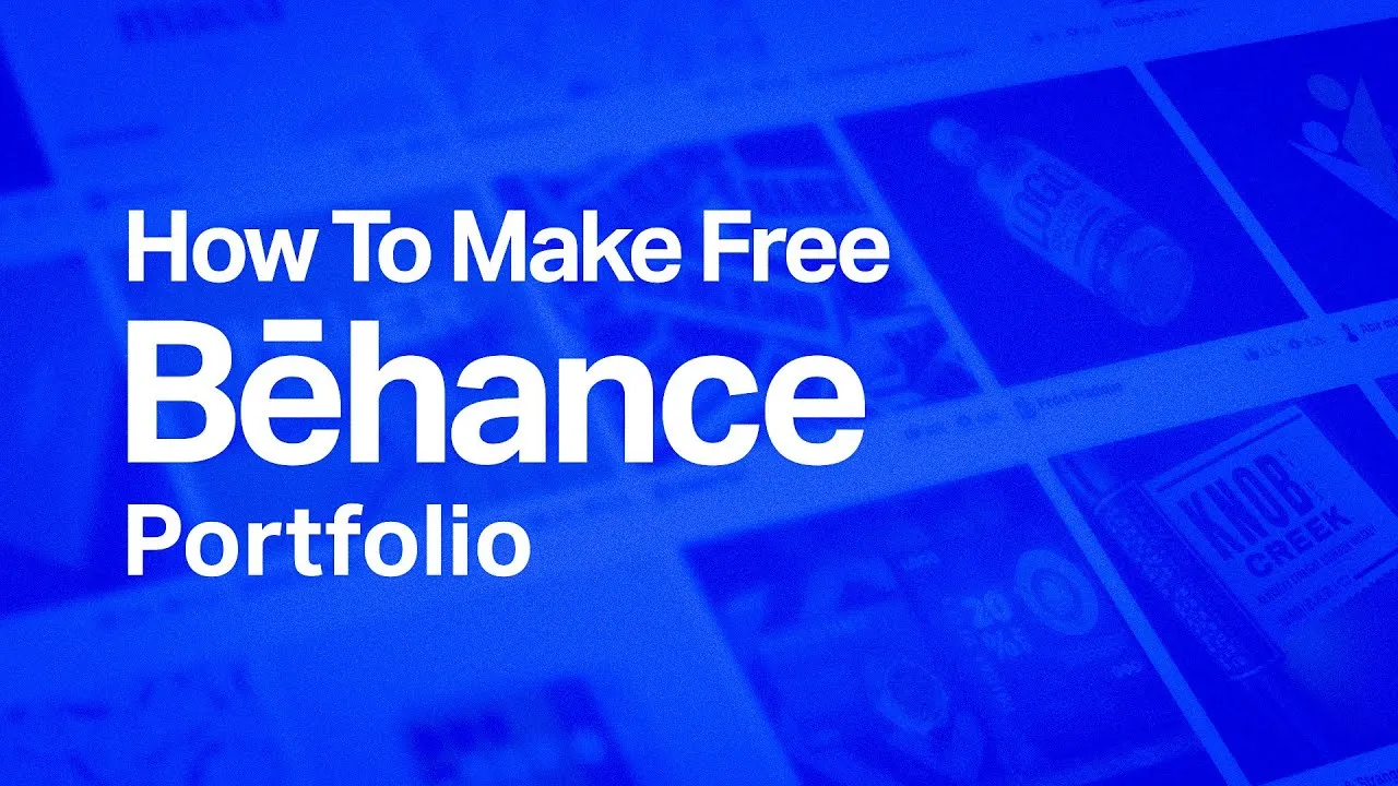 How To Make Free Behance Portfolio  Create Your First Project  YouTube