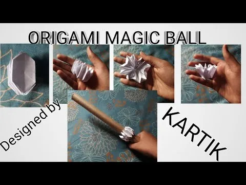 Crafting a Paper Magic Ball Dragon Egg