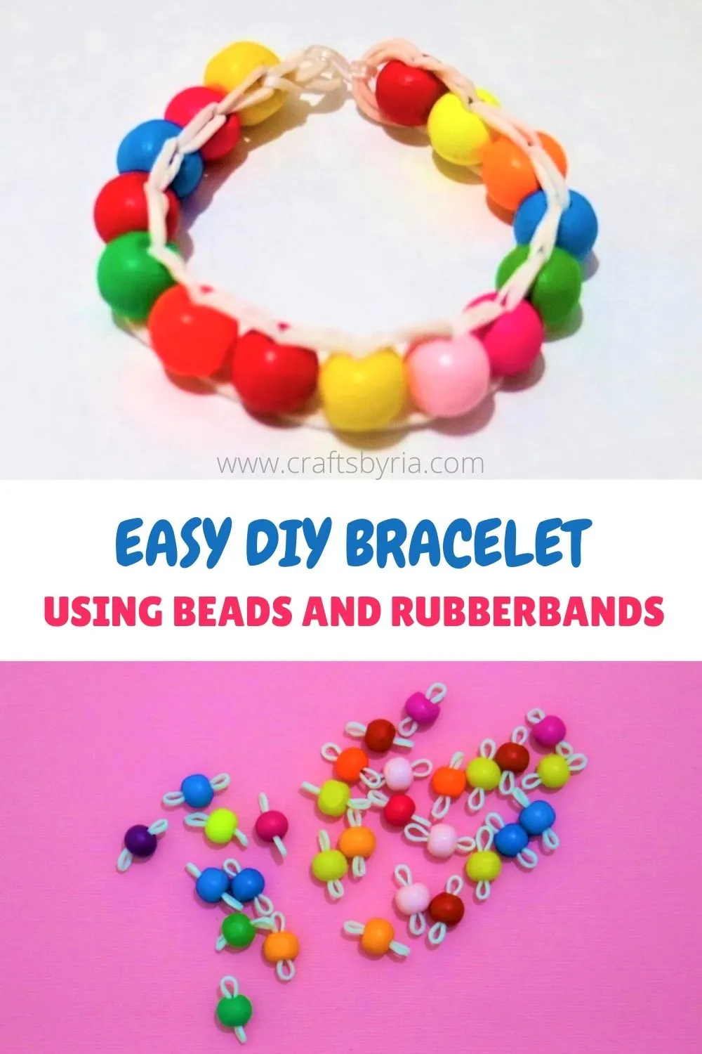 Easy DIY Bracelet Making with Rubber Bands