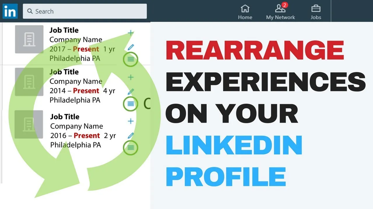 How to Reorder Experiences on your LinkedIn Profile  YouTube