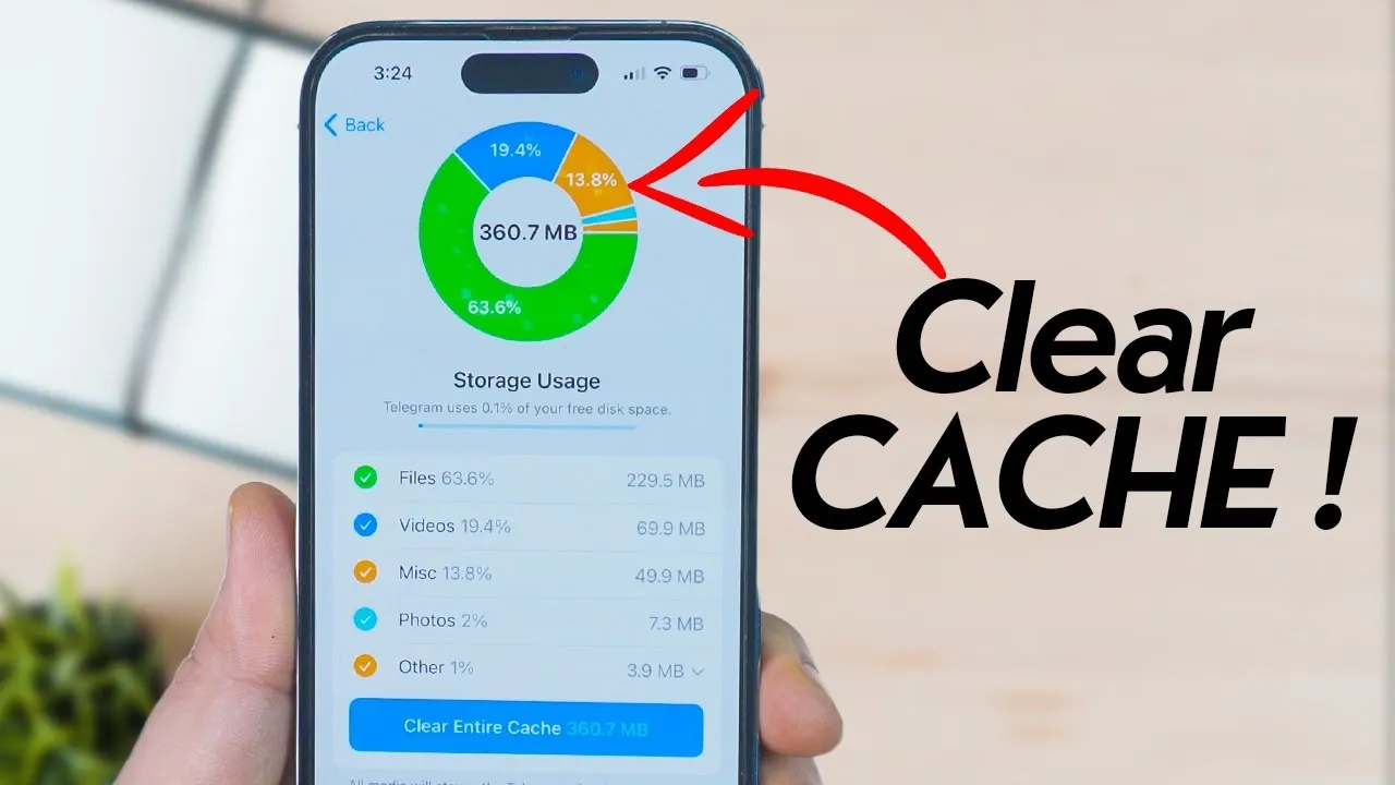 Clearing YouTube Cache on iPhone to Improve Performance