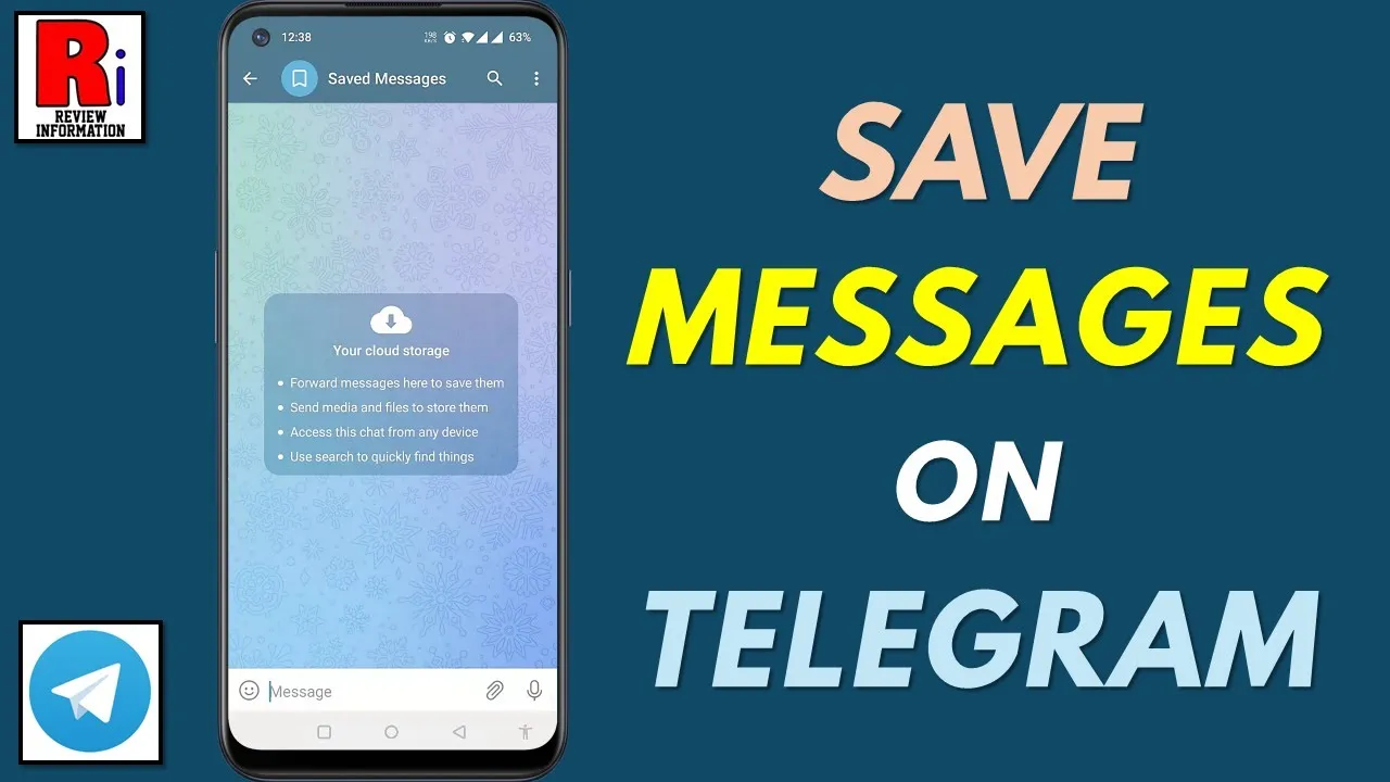 How to Save Messages on Telegram Messenger  YouTube