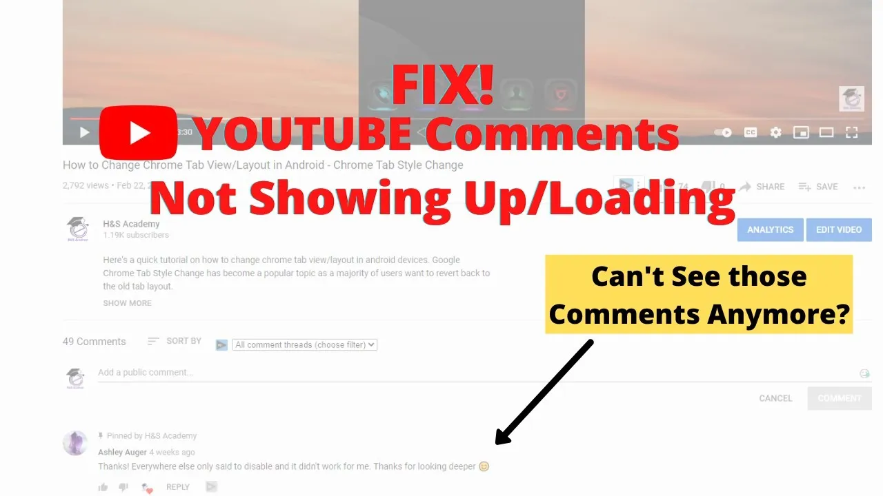 Youtube Comments not showing up  Youtube Comments not Loading QUICK 