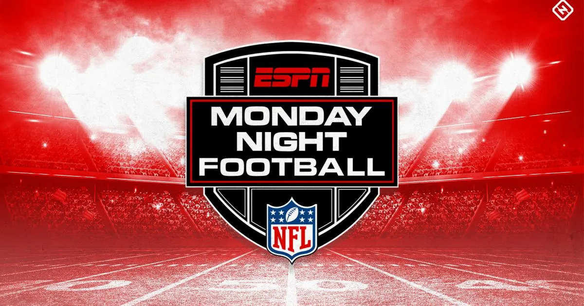 Who plays on Monday Night Football tonight Time TV channel 