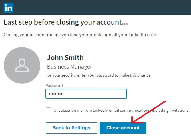 How to Delete Your LinkedIn Account Permanently  Assist login