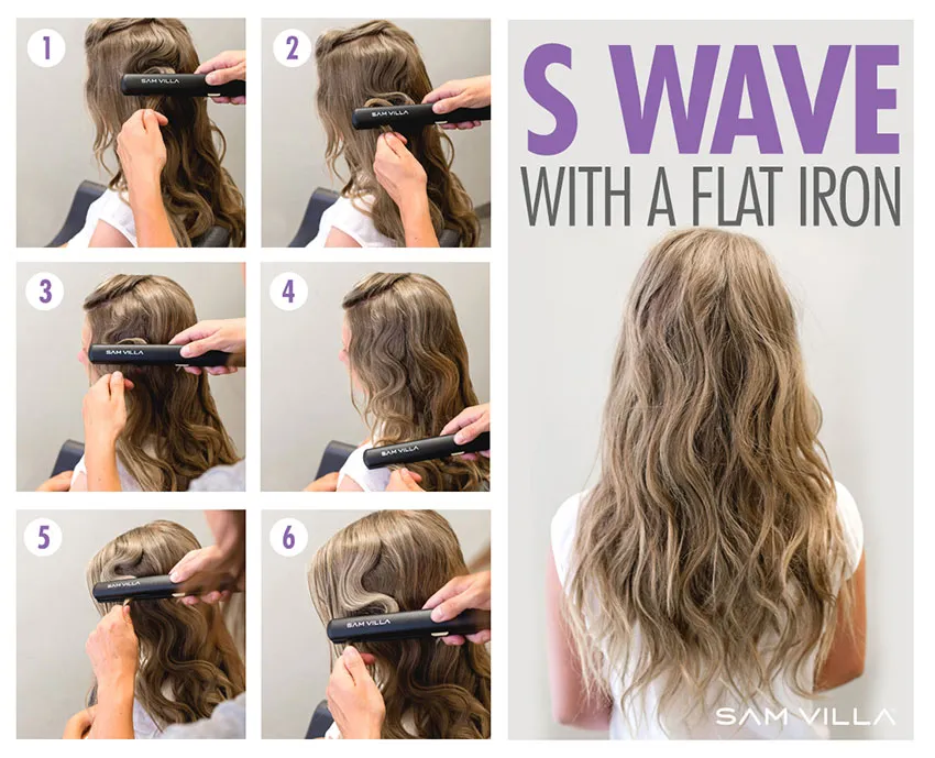 Curling Short Hair with a Flat Iron for Flawless Waves