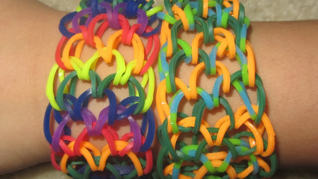 Loom Band Dragon Scale Design Step-by-Step Guide on Dailymotion