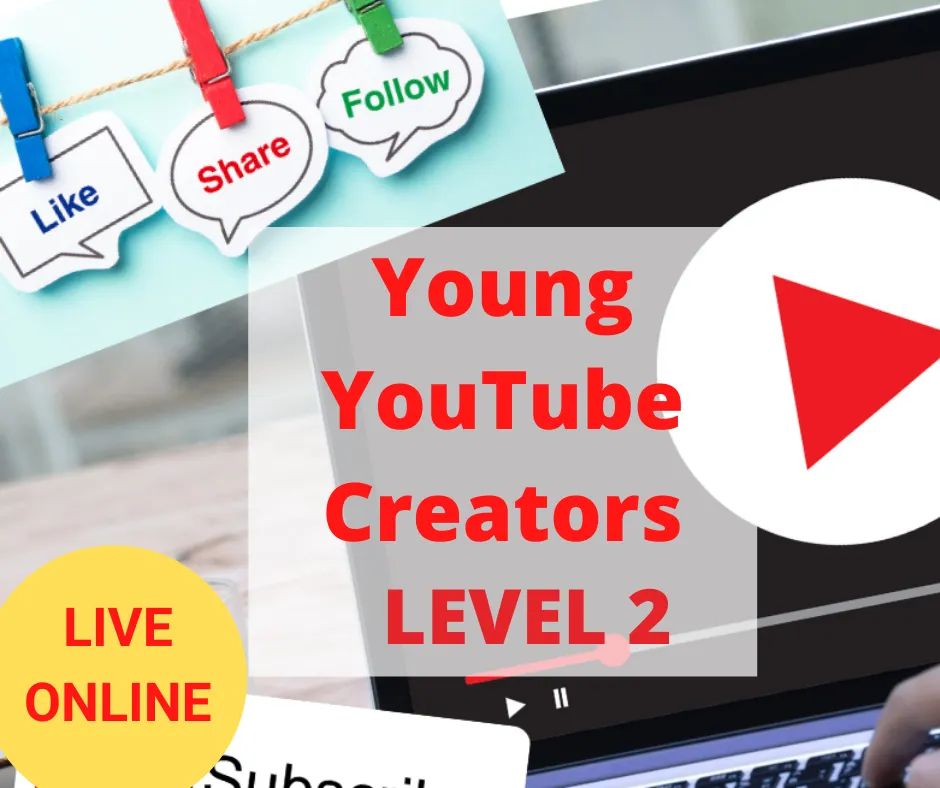 Young YouTube Channel Creators  Online YouTube Course for Kids  Leve 