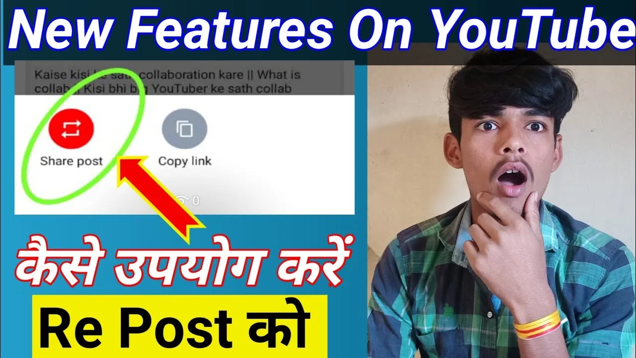 New Features On YouTube Repost  How to use Repost  Repost on 