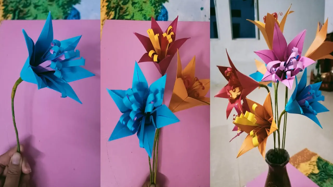 Create Stunning Paper Flowers with Dailymotion Videos