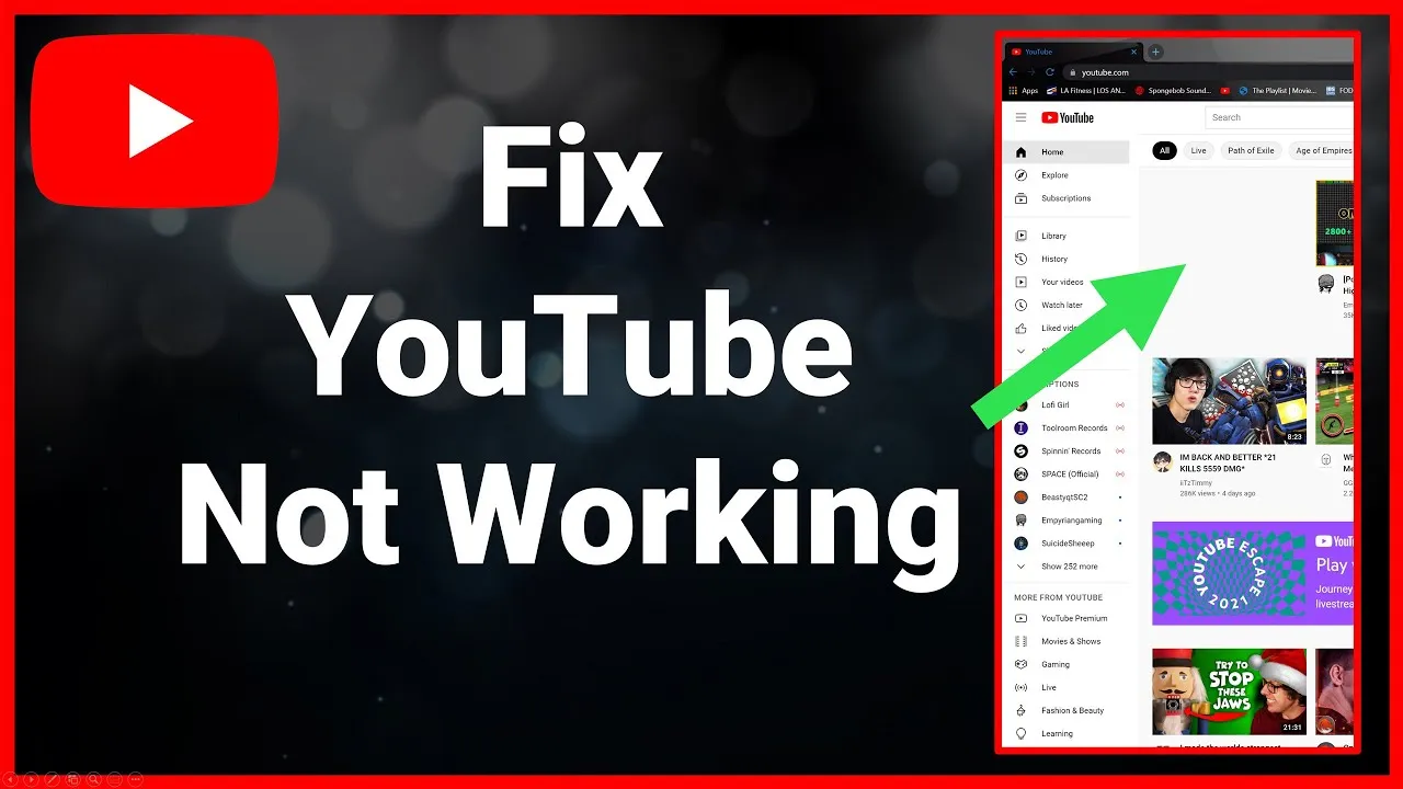 How To Fix YouTube Not Working On Chrome On Windows 10  YouTube