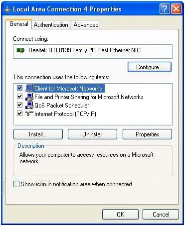 How to setup a static IP address with Windows XP  Worldeyecam