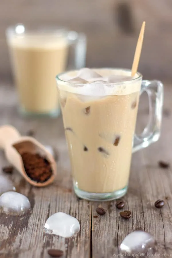 1Minute Instant Iced Coffee Recipe  Happy Foods Tube