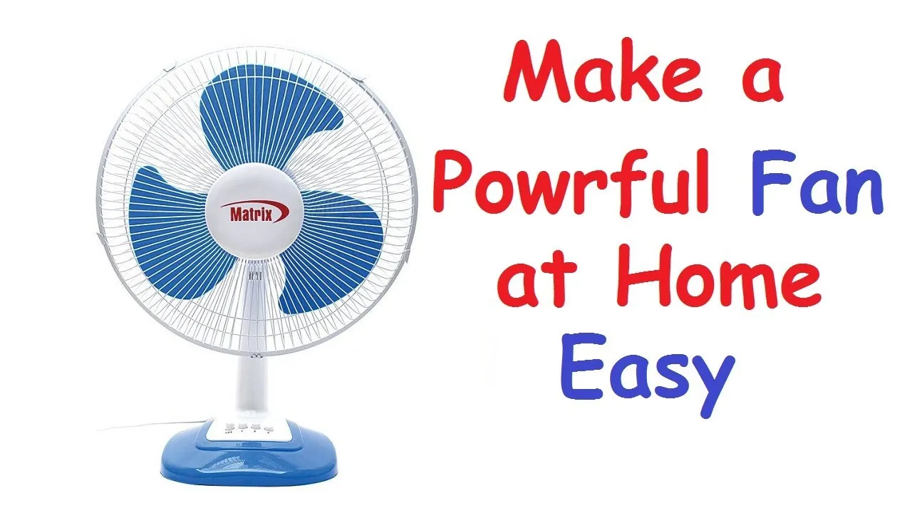 How to Make a Fan at Home with Dailymotionâs Simple Guide