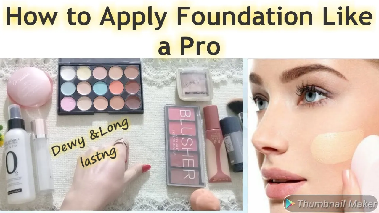 How to apply foundation like a pro at homeStep by step Foundation Base 