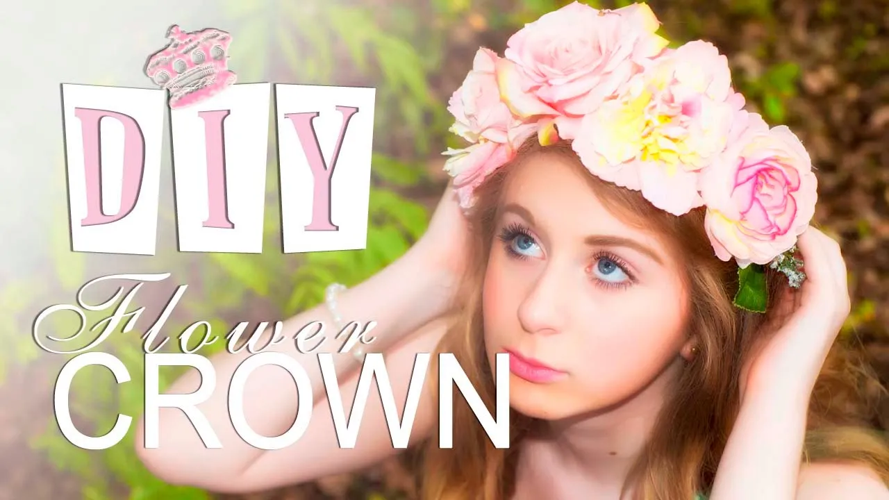 DIY Flower Crown  YouTube