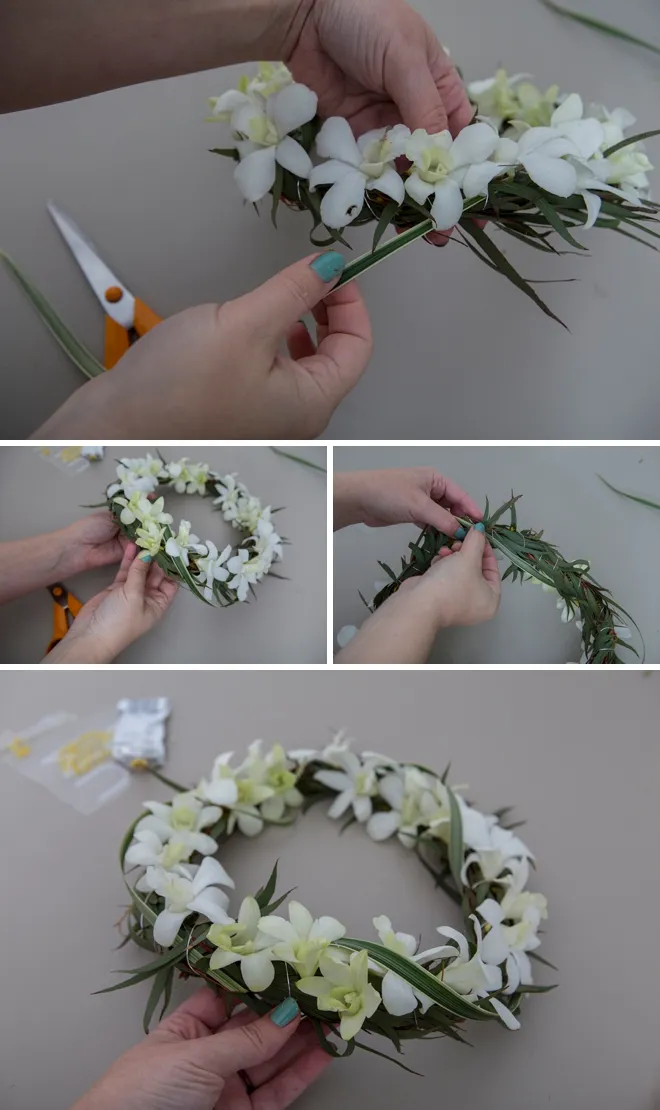 Creating a Beautiful Floral Crown on Dailymotion