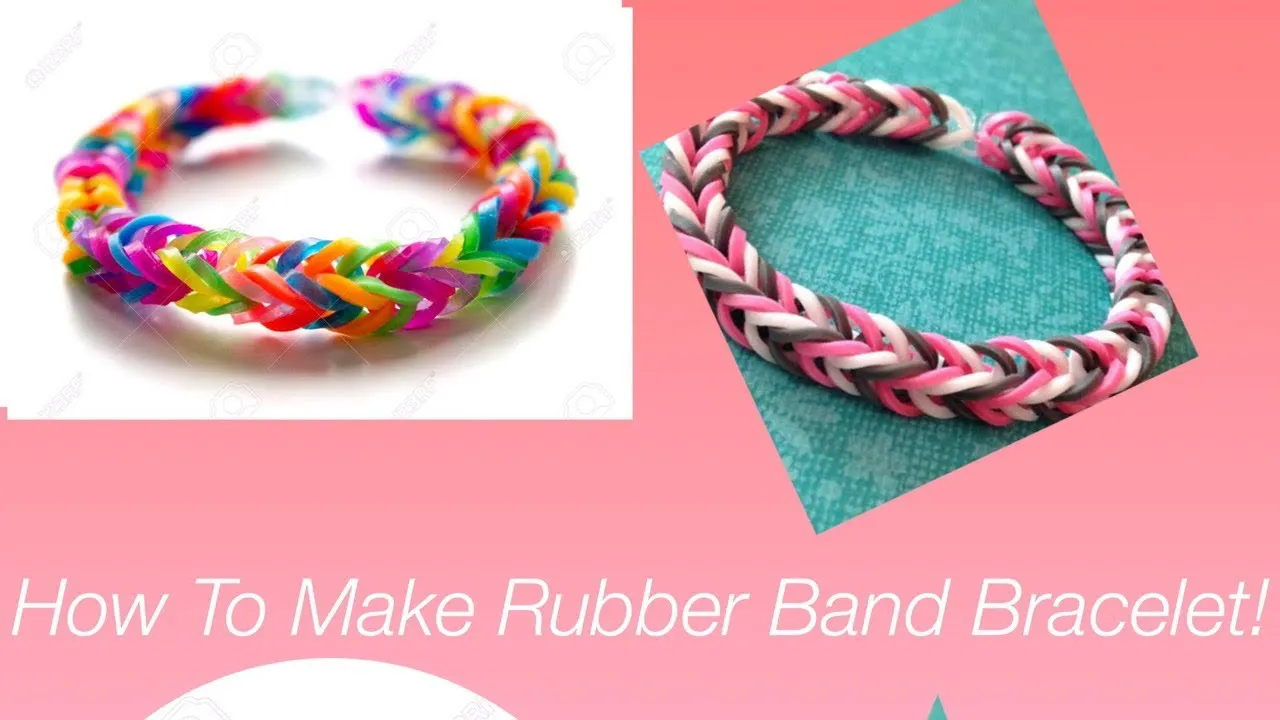 How To Make Rubber Band Bracelets  YouTube