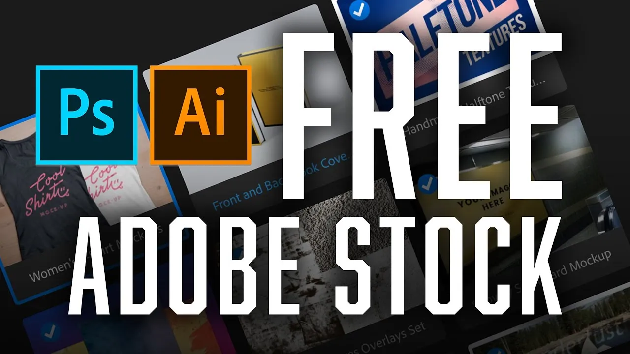 How to get FREE Adobe Stock Photoshop and Illustrator Templates for 