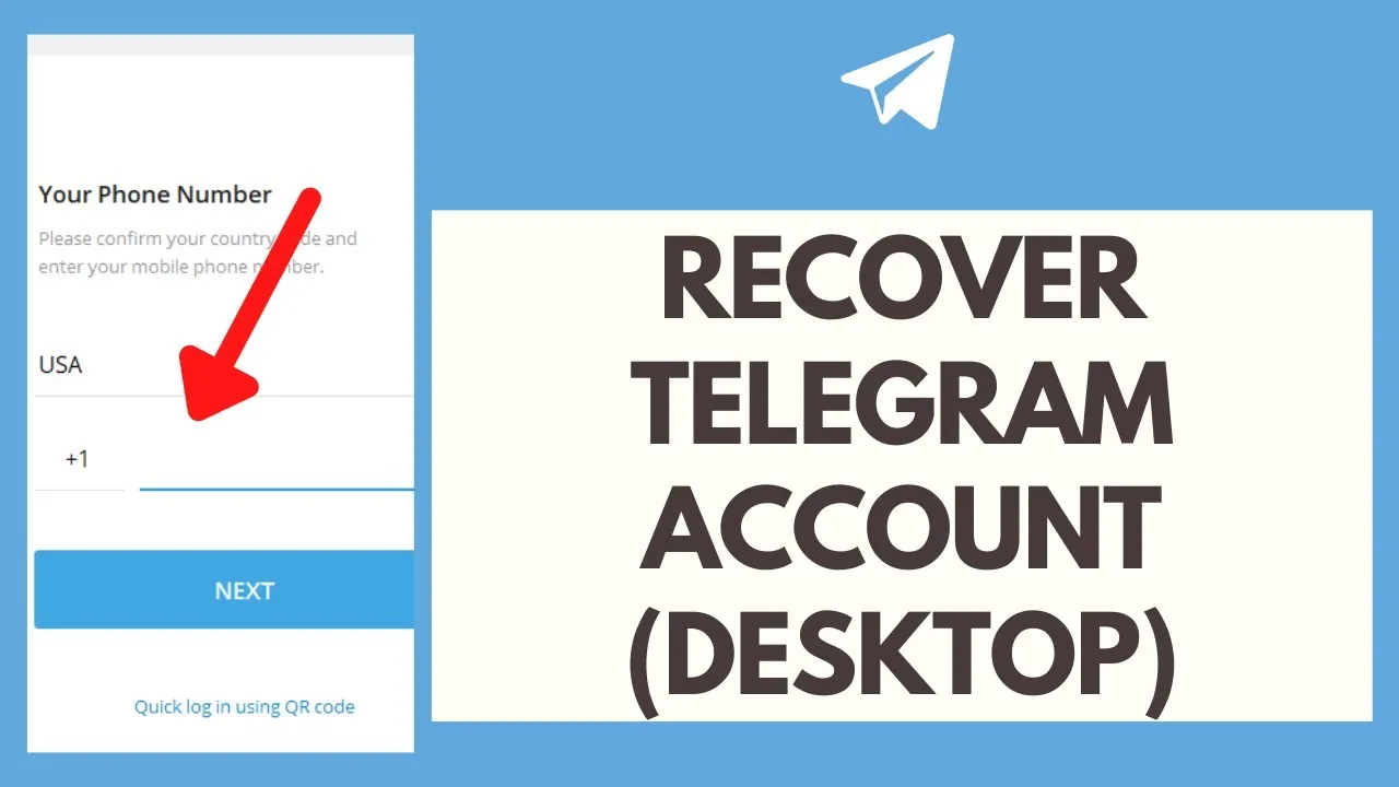 How to Recover Telegram Account on Desktop  YouTube