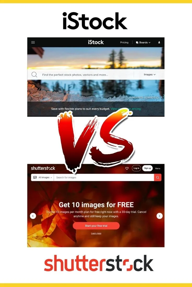 iStock vs Shutterstock Comparing Features Quality and Pricing