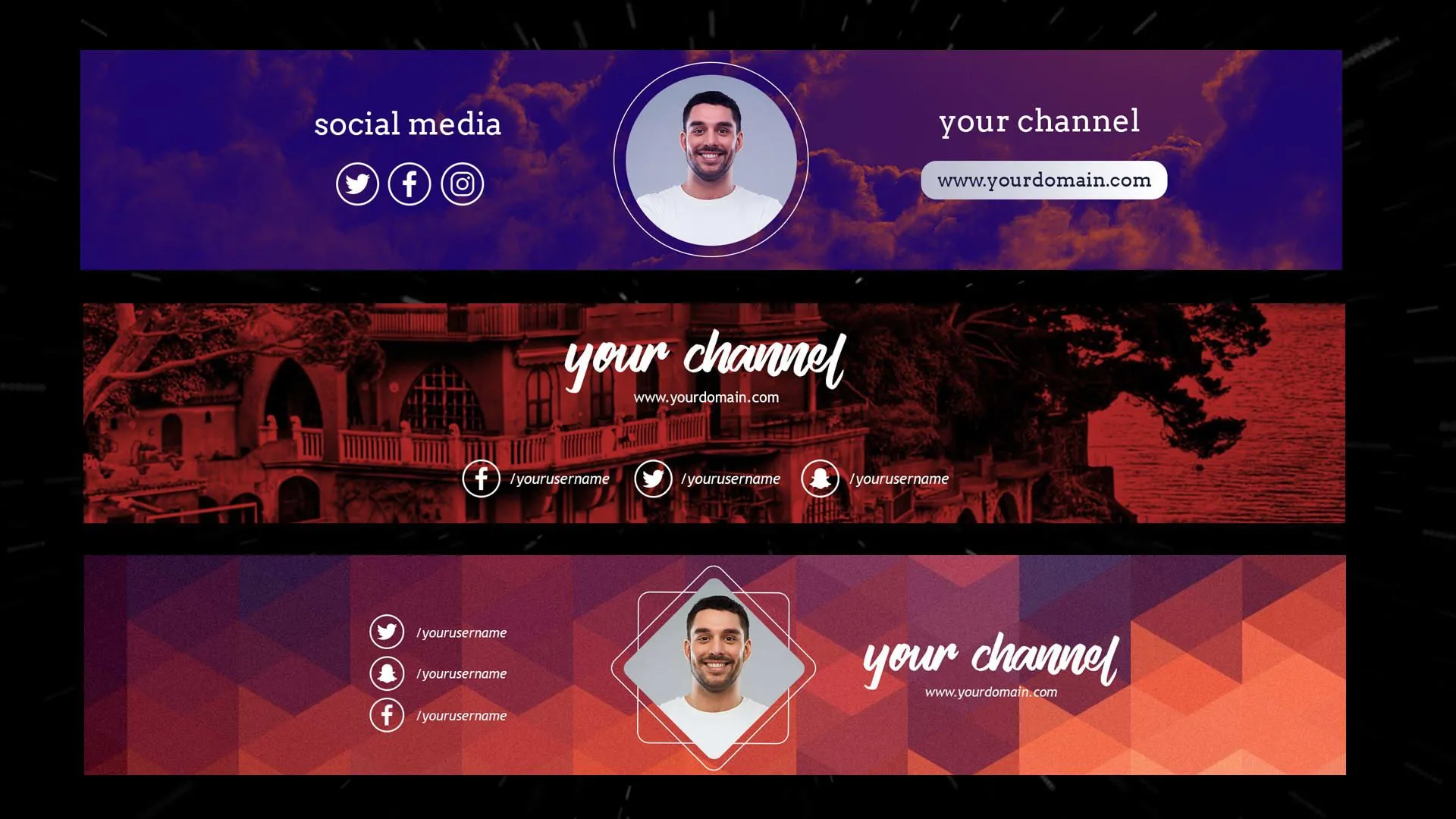 Avanticapitale I will design a professional youtube channel art banner 