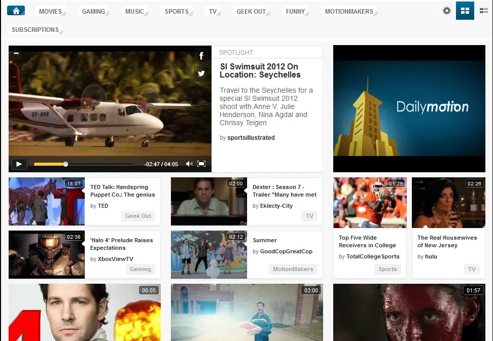 Dailymotion the Webs secondlargest video site unveils a major redesign