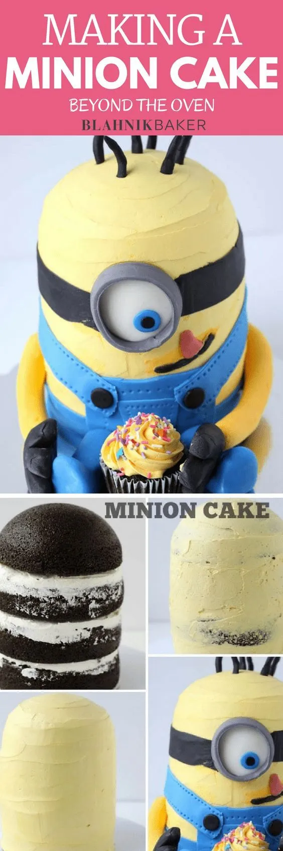 How to Make a Minion Cake  Stepbystep Tutorial  Minion cake Minion 