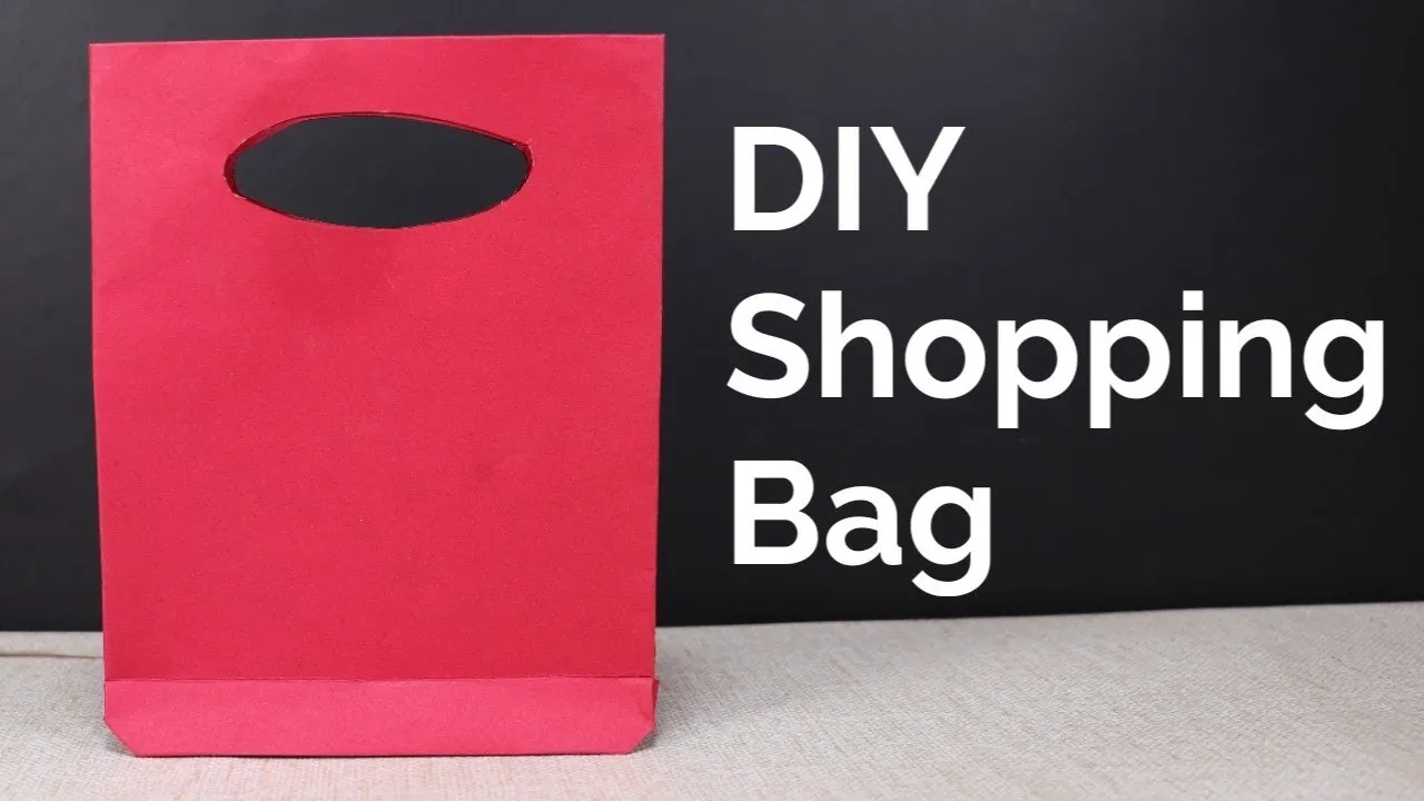 Creative Dailymotion Tutorial for Making a Shopping Bag with Paper