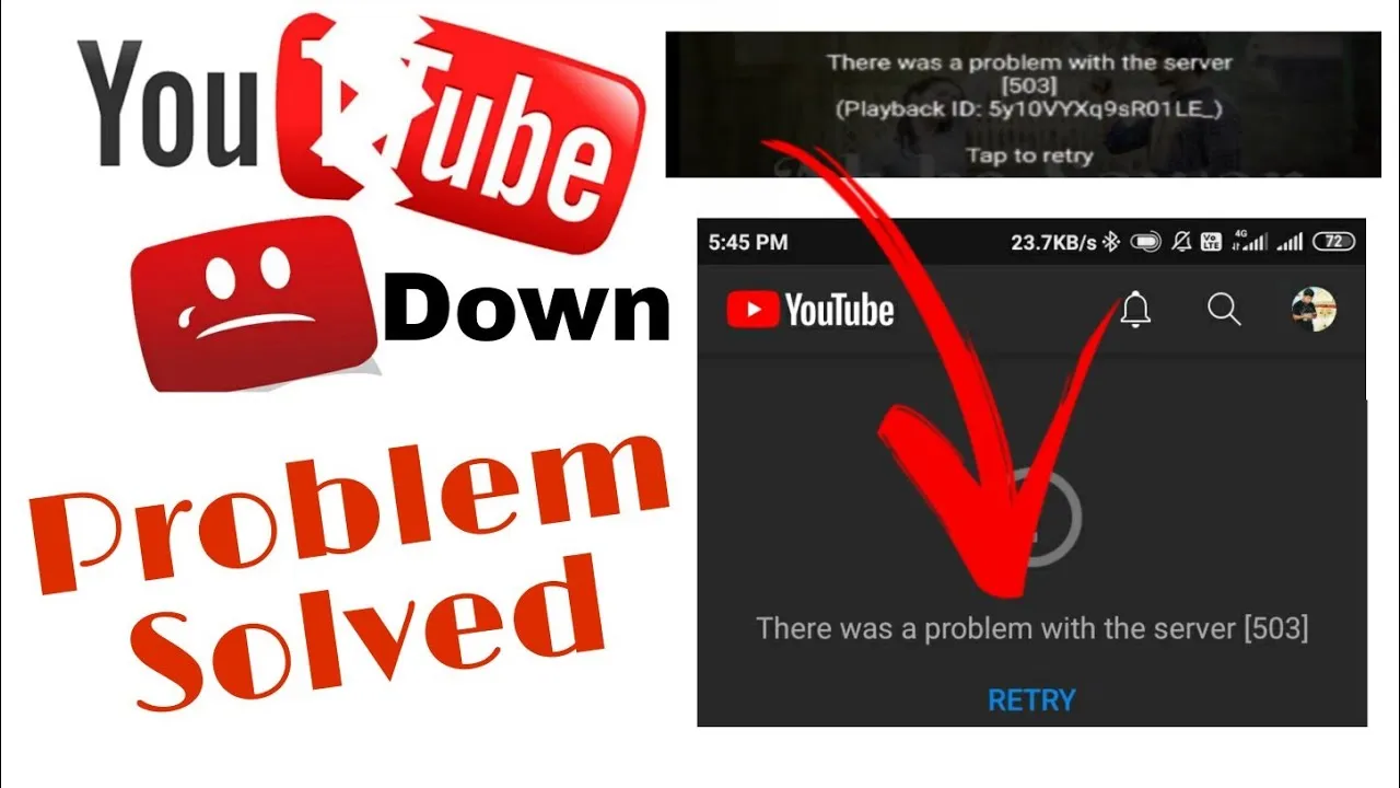 Server Youtube Down  Youtube Down Is Youtube Not Working Today Error 