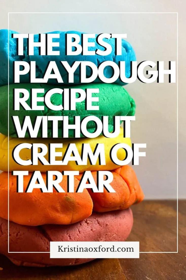 Homemade Playdough Without Cream of Tartar  Kristina Oxford