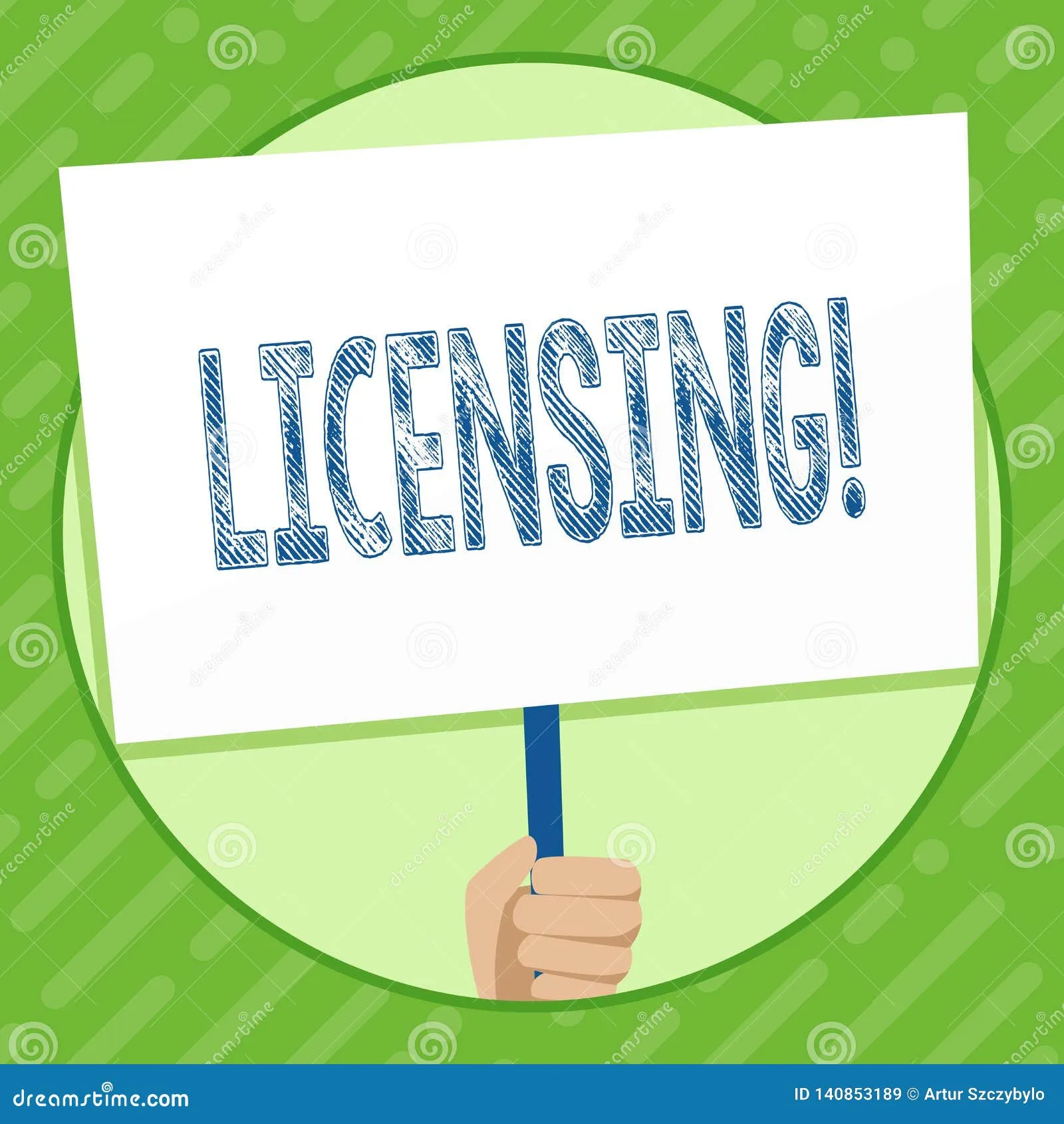 Writing Note Showing Licensing Business Photo Showcasing Grant a 