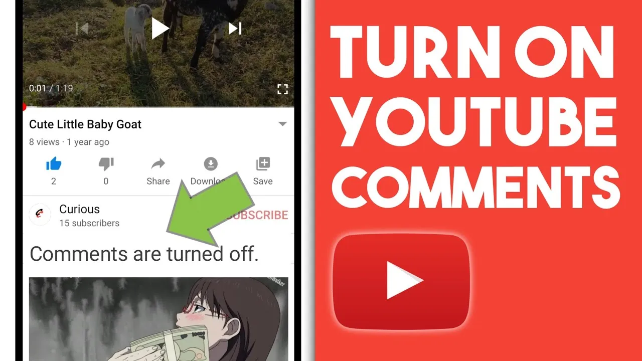 How to Turn On Comments on Youtube From Phone  Enable Comments on 