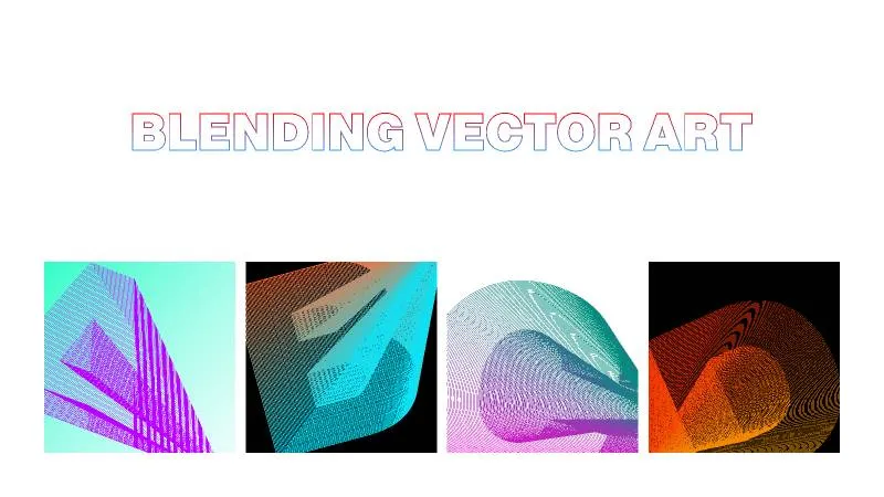 Blending Vector Art figma template  UI4Free