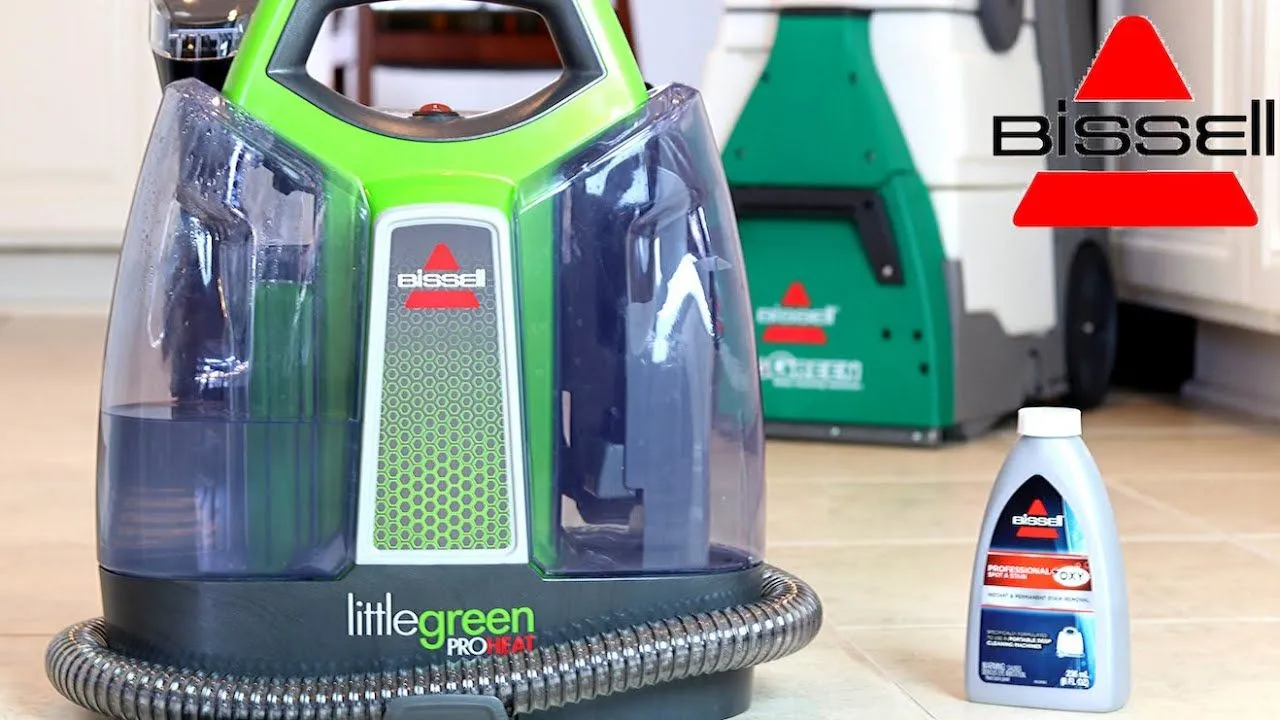 BISSELL LITTLE GREEN PROHEAT Portable Deep Cleaner Review  Demo 