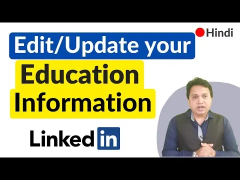 How to Edit Your Education on LinkedIn  Add Education Info on LinkedIn 