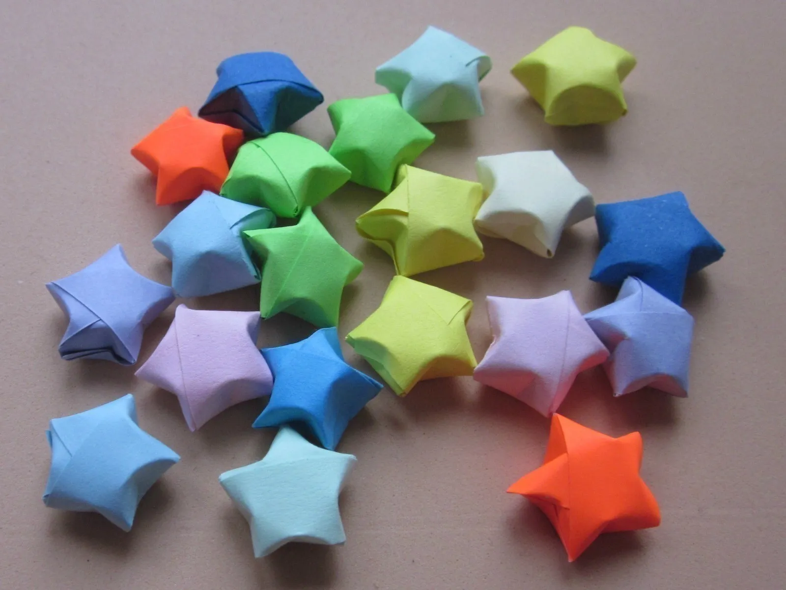 Lucky Paper Stars  An Origami Shape  Papercraft on Cut Out  Keep 