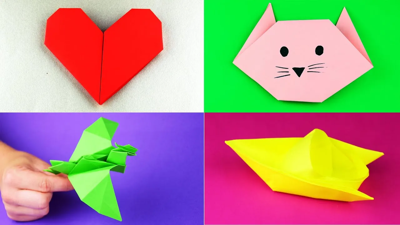 10 easy origami and paper crafts ideas  YouTube