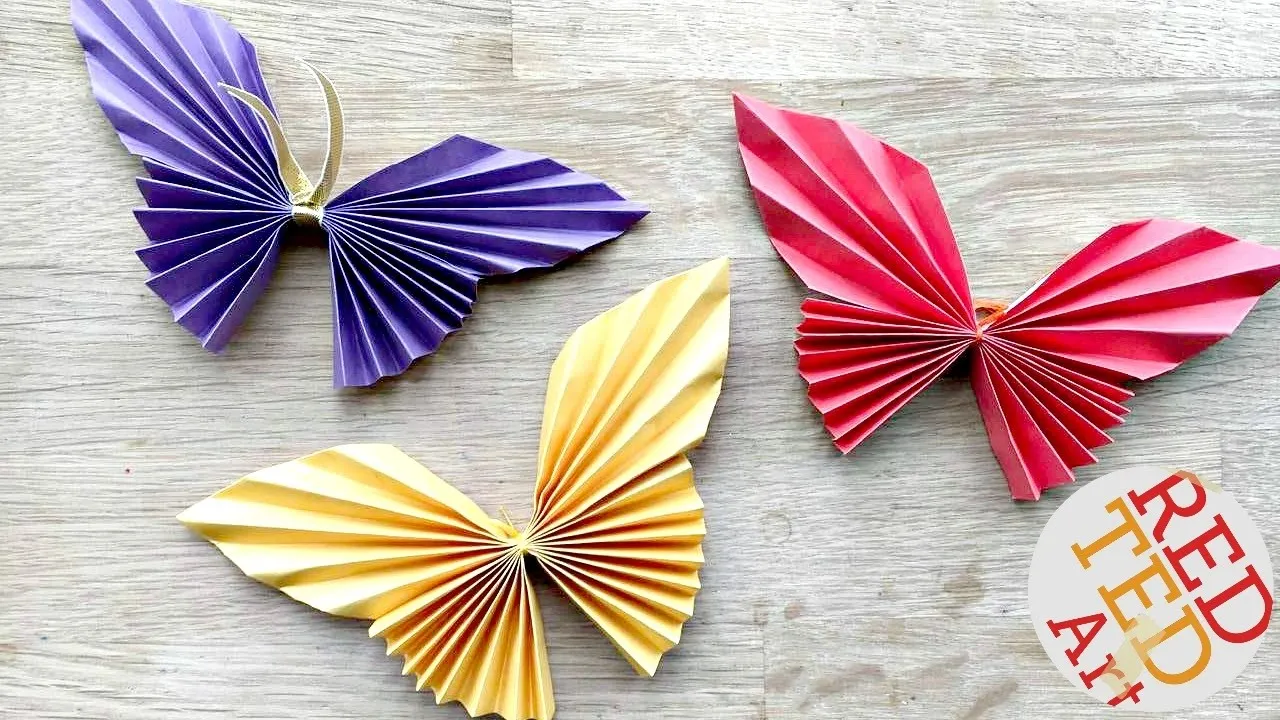 Easy Paper Butterfly Origami  Cute  Easy Butterfly DIY  Origami for 