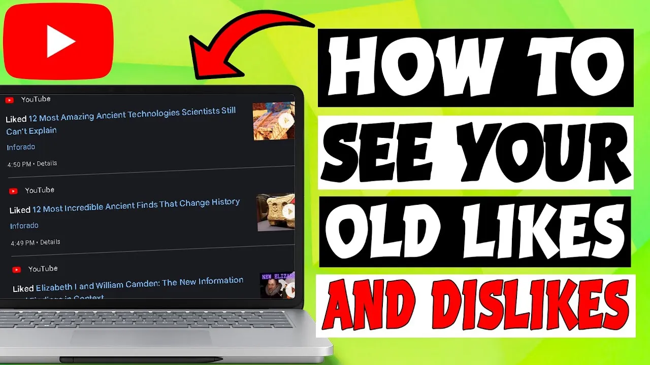 How To See Your Likes And Dislikes On YouTube  Likes and Dislikes 