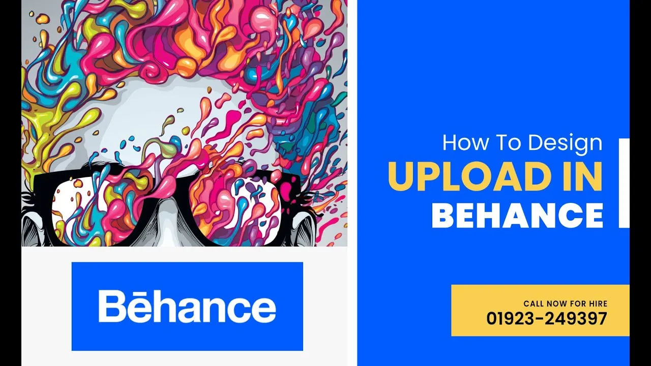 how to upload a project in Behance      