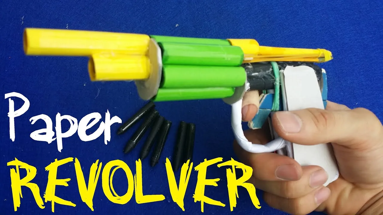 Create a Paper Gun with a Shooting Trigger