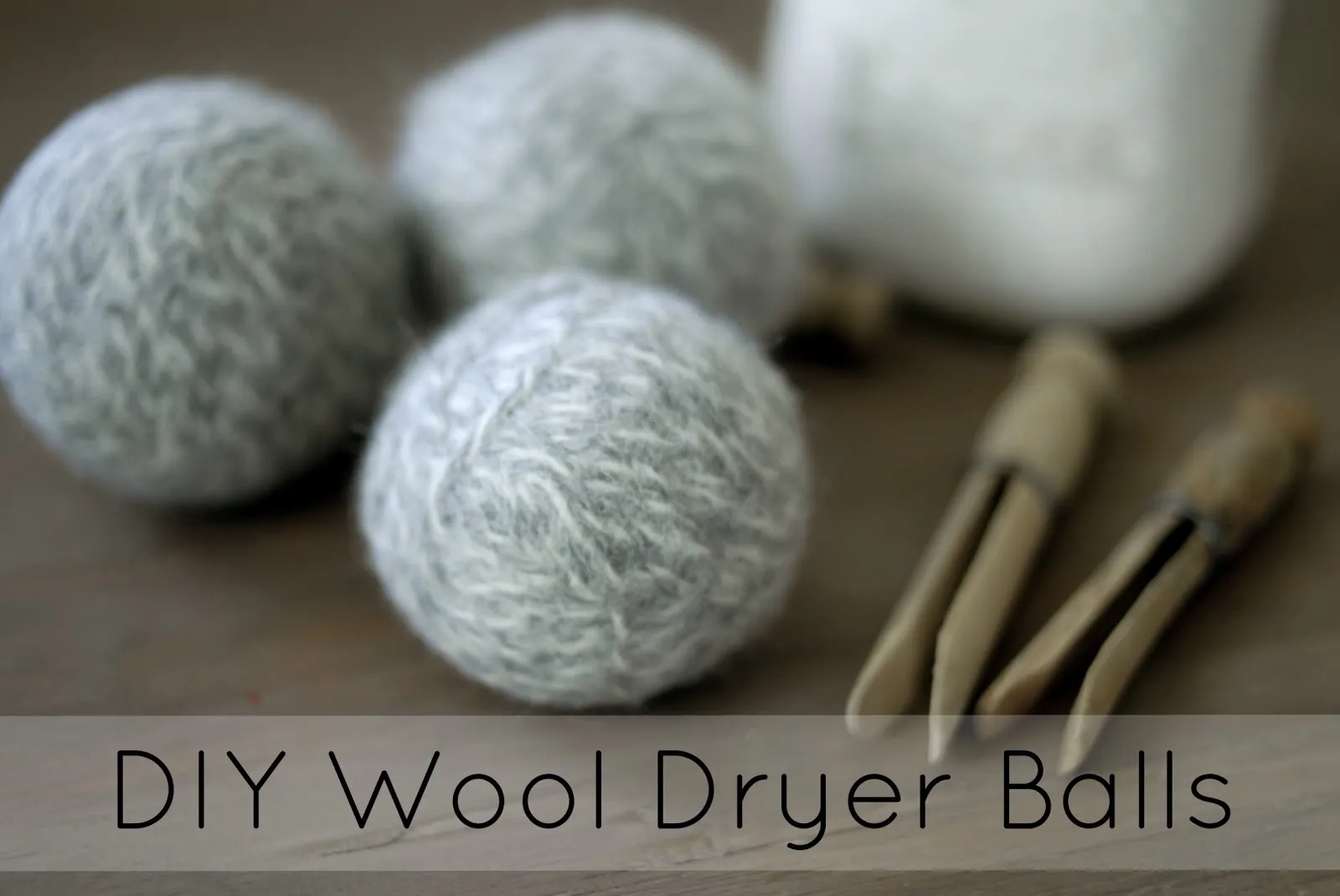 How to make Wool Dryer Balls  Going EverGreen