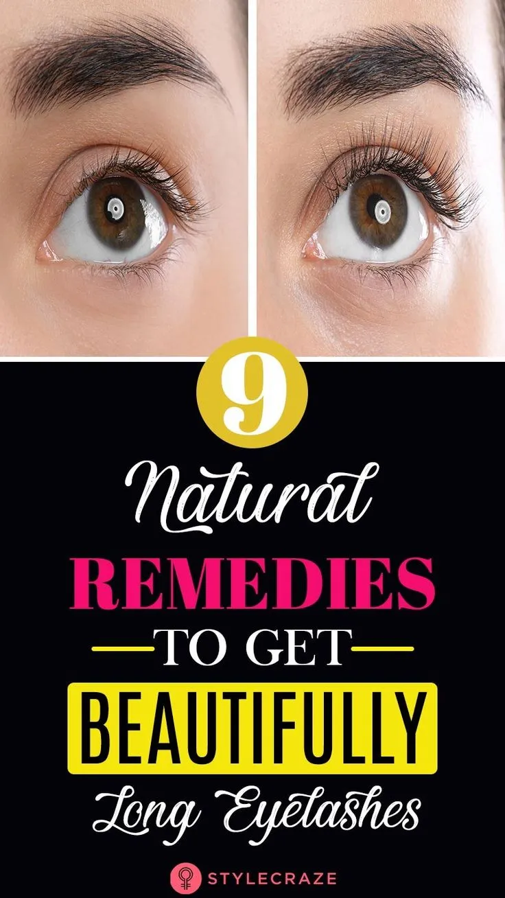 10 Natural Remedies To Grow Longer Eyelashes  Healthier lashes Longer 