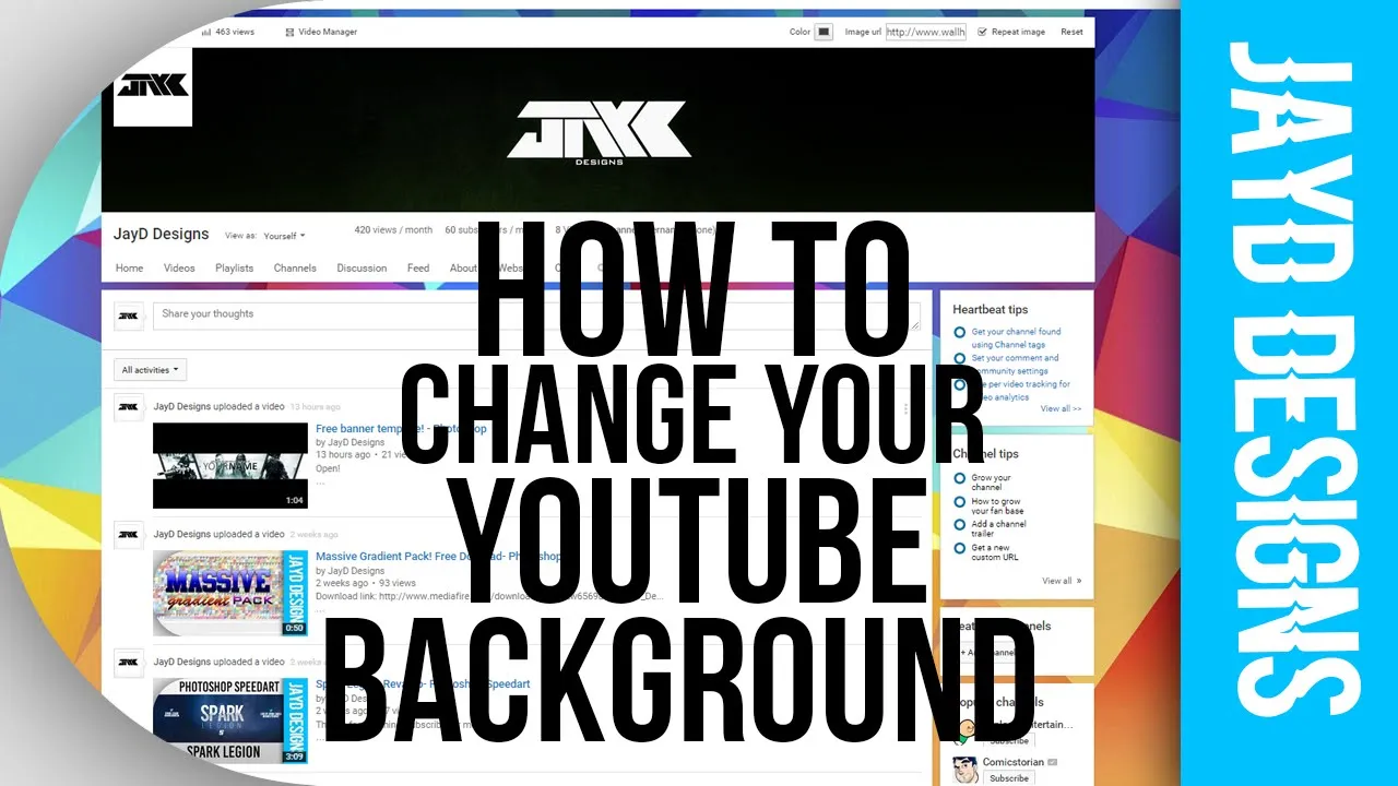 How to Change Your YouTube Background for a Unique Channel Look