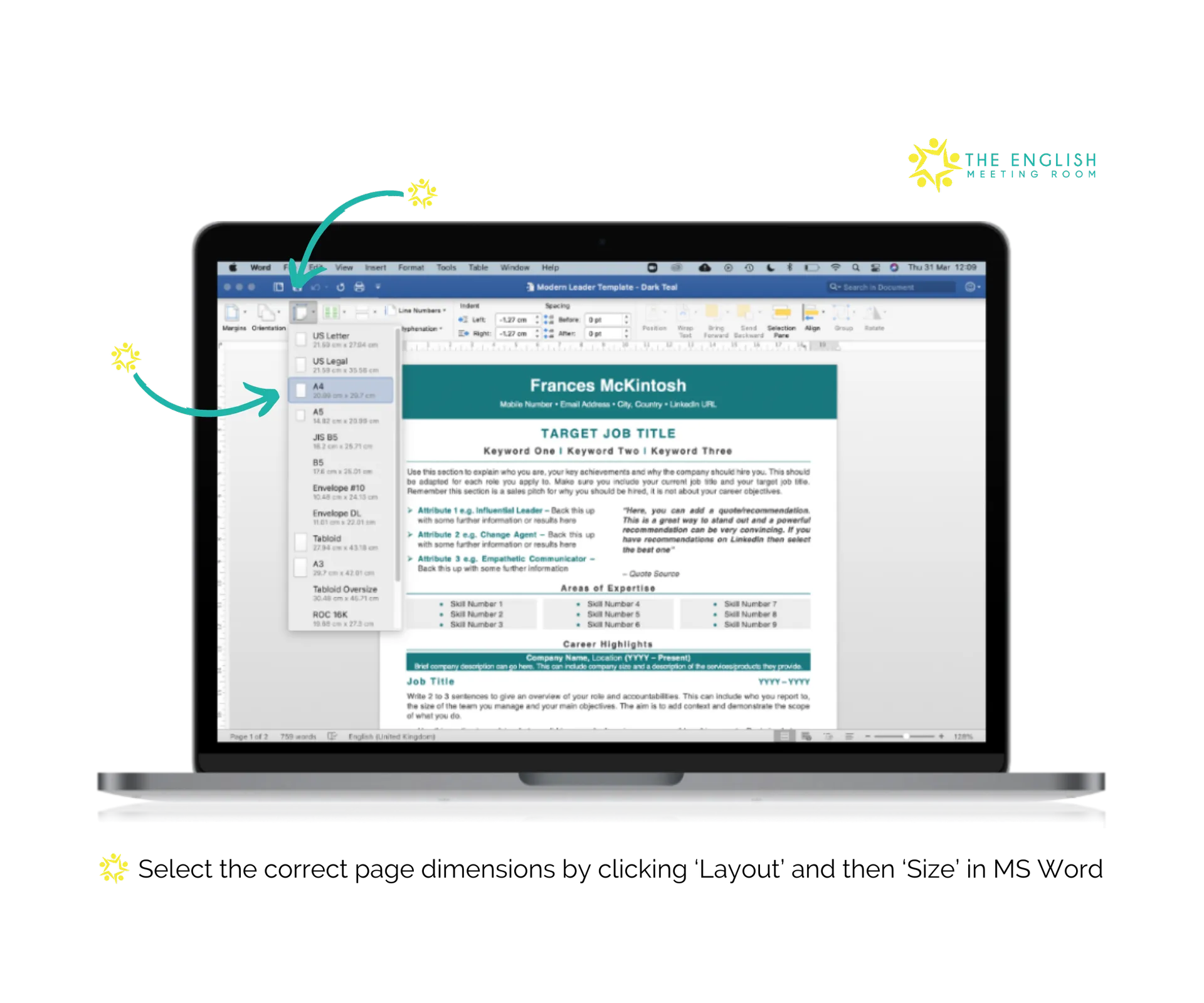 How to Create a CV in MS Word 2007