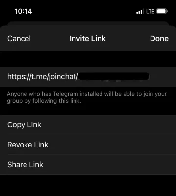 How to Get an Invite Link in Telegram for Group Invitations