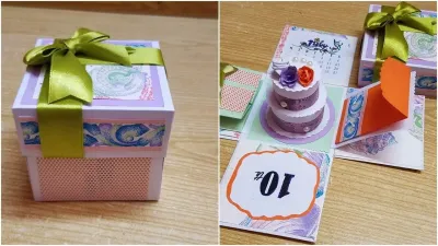 Creating a Handmade Explosion Box Birthday Card