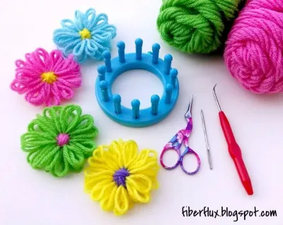 Creating a Beautiful Loom Band Flower Craft