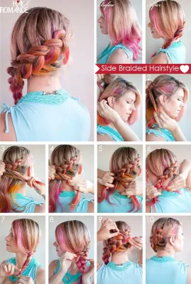 Easy Side Braid Hairstyling Tutorial